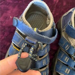 Kids Blue Closed-Toe Sandals - Comfortable Everyday Wear